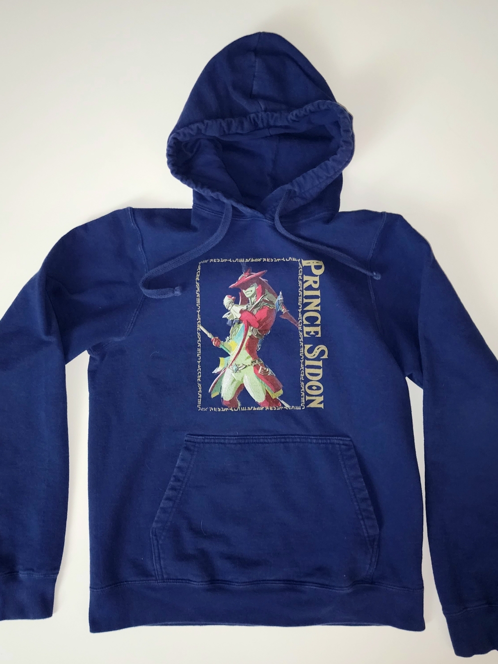 Nintendo The Legend of Zelda: Breath of the Wild Prince Sidon Hoodie men's Small